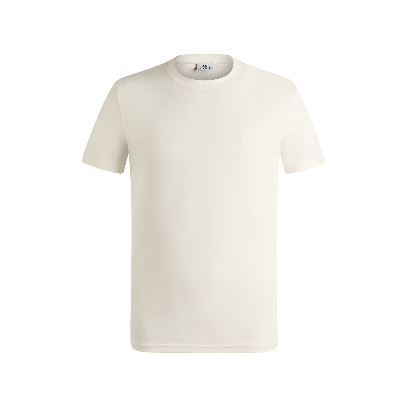 LLOYD Unisex T-SHIRT À COL ROND Blanc XXL