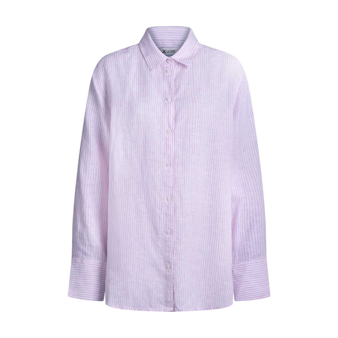 LLOYD Unisex CHEMISIER EN LIN Rose 46