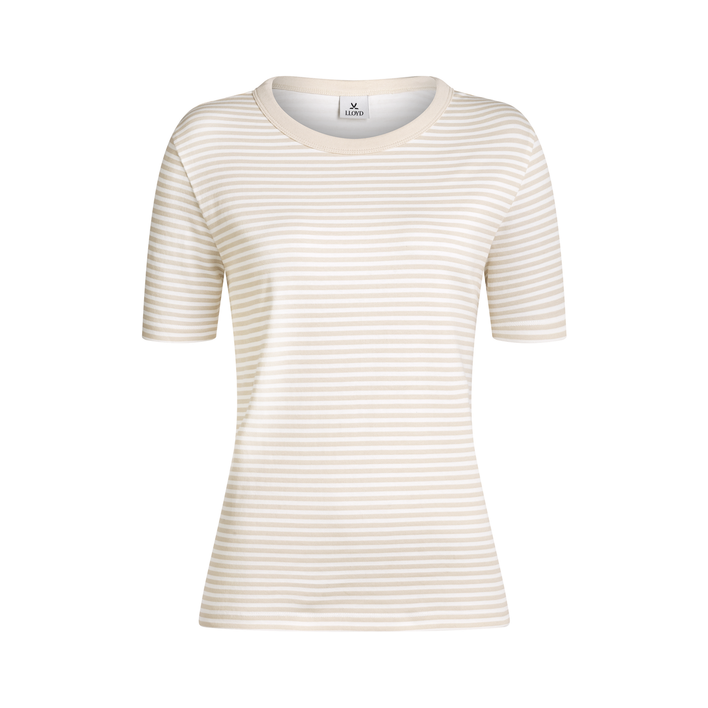 LLOYD Unisex T-SHIRT À COL ROND Blanc XXL