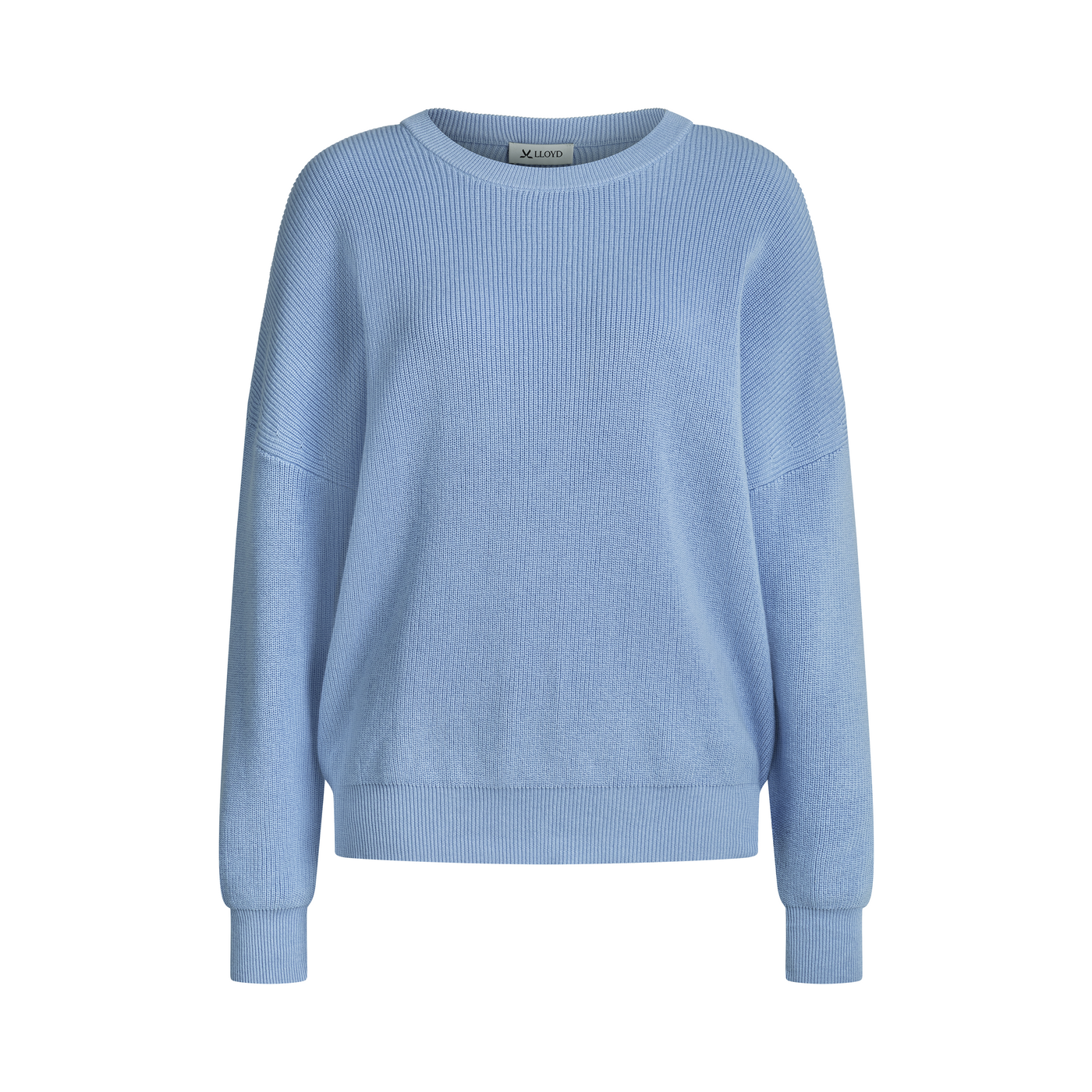 LLOYD Unisex PULL EN MAILLE À COL ROND Bleu XXL