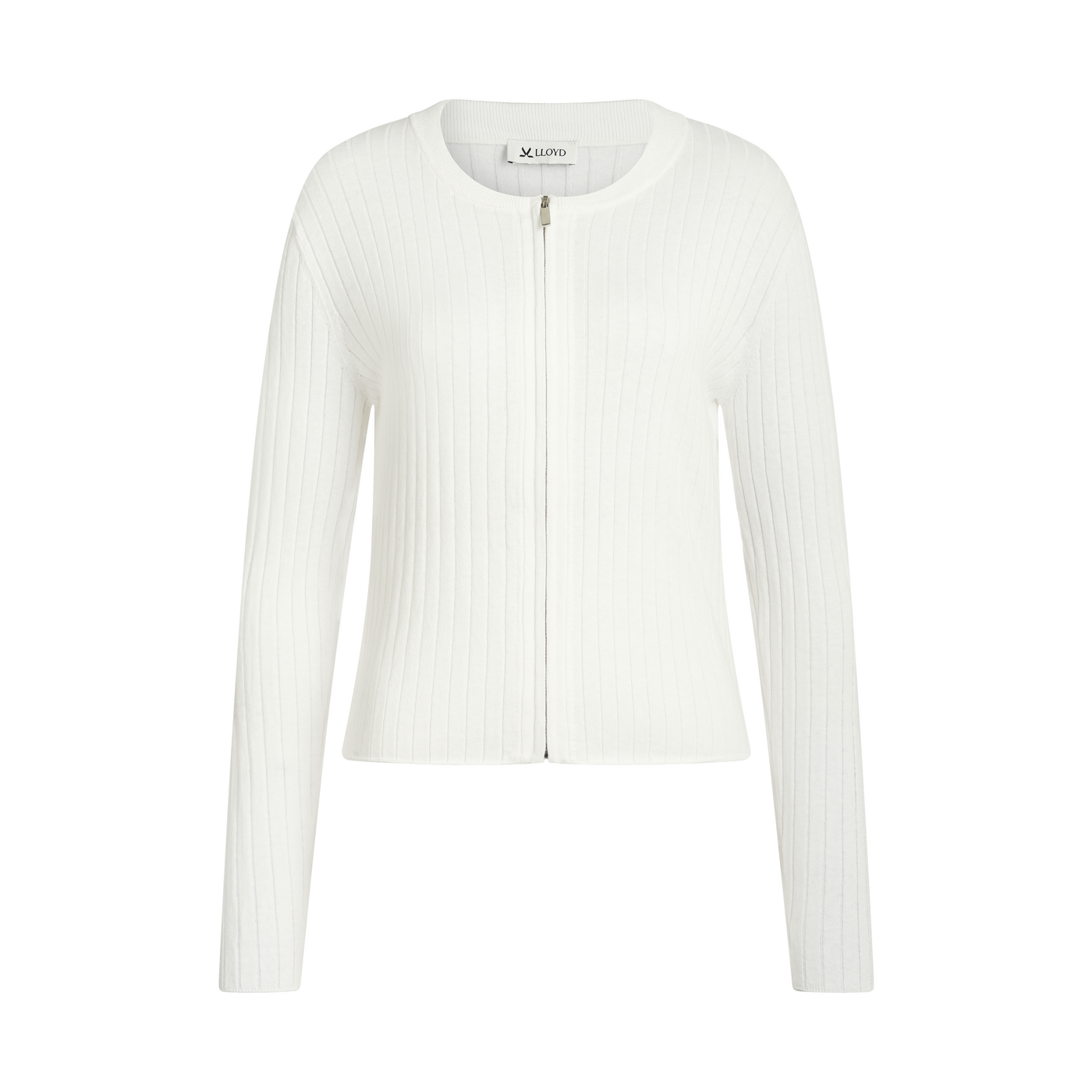 LLOYD Unisex CARDIGAN EN MAILLE Blanc XXL