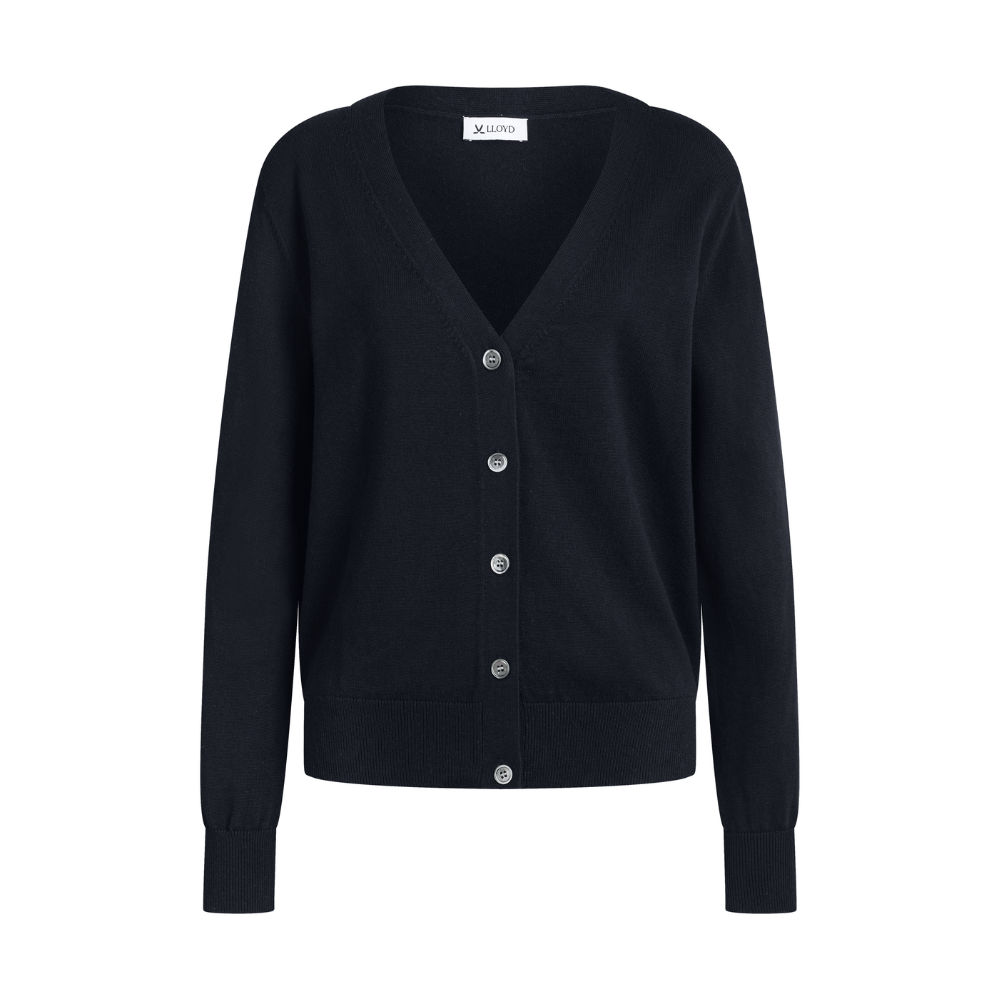 LLOYD Unisex CARDIGAN EN MAILLE Bleu XXL