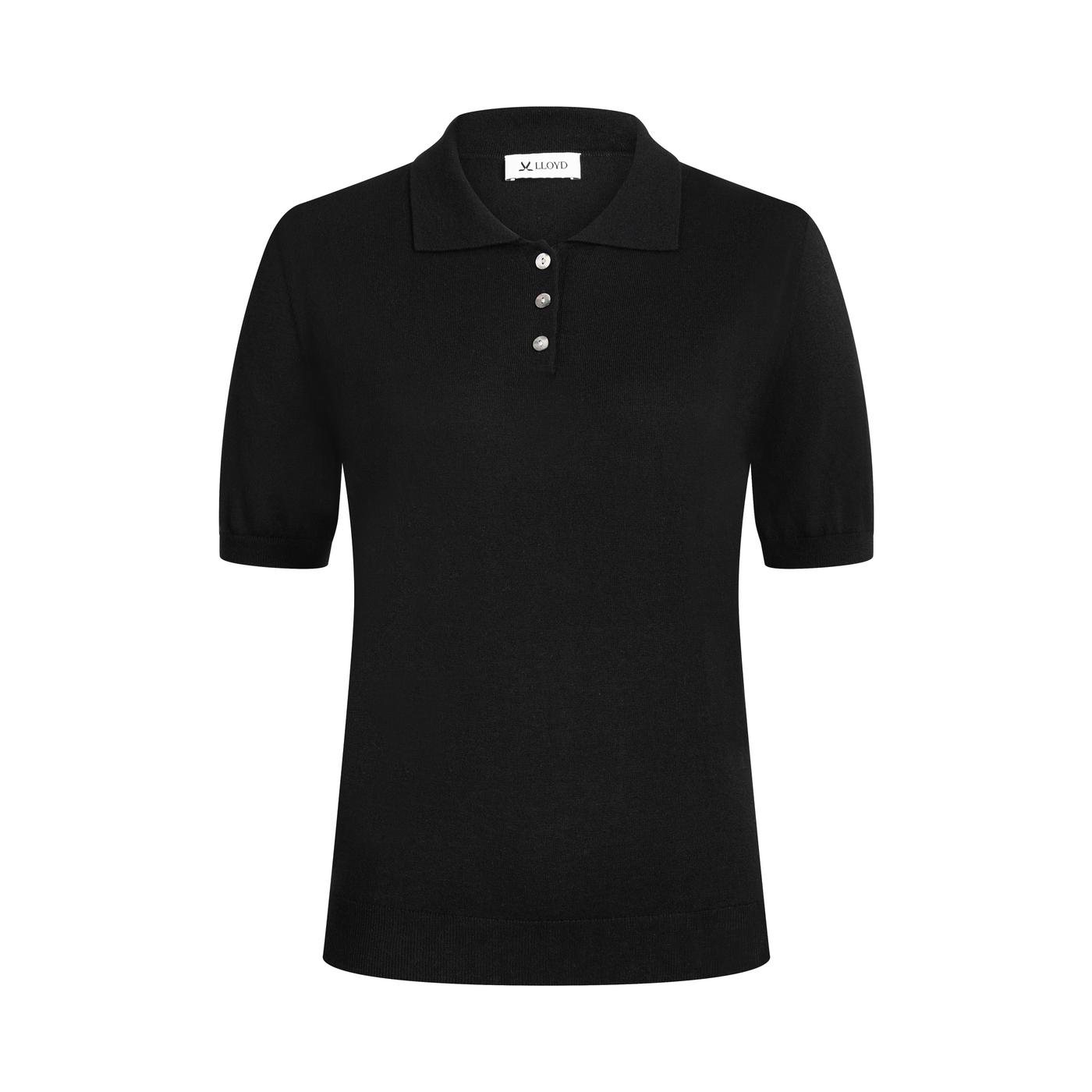 LLOYD Unisex POLO EN MAILLE Noir XXL