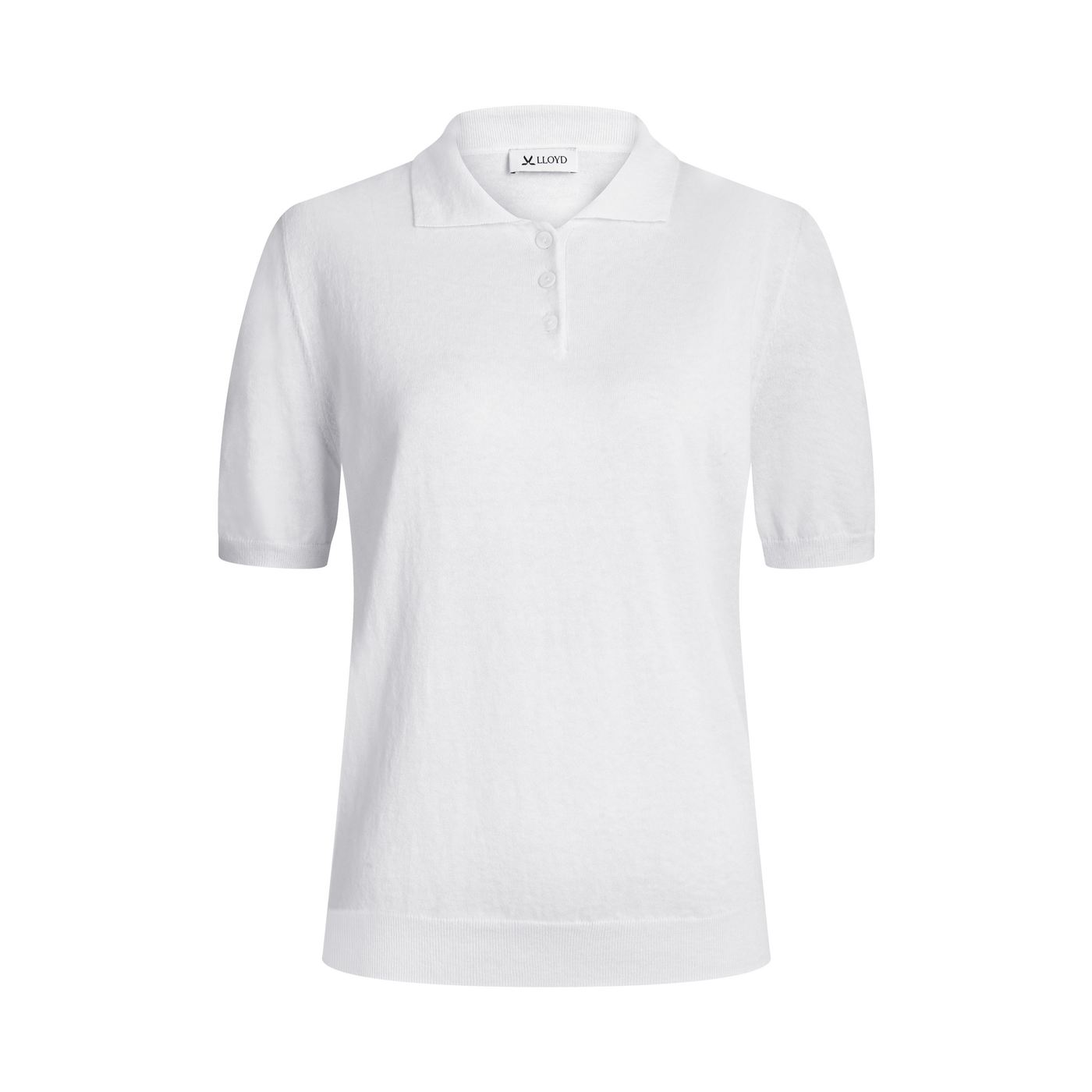LLOYD Unisex POLO EN MAILLE Blanc XXL