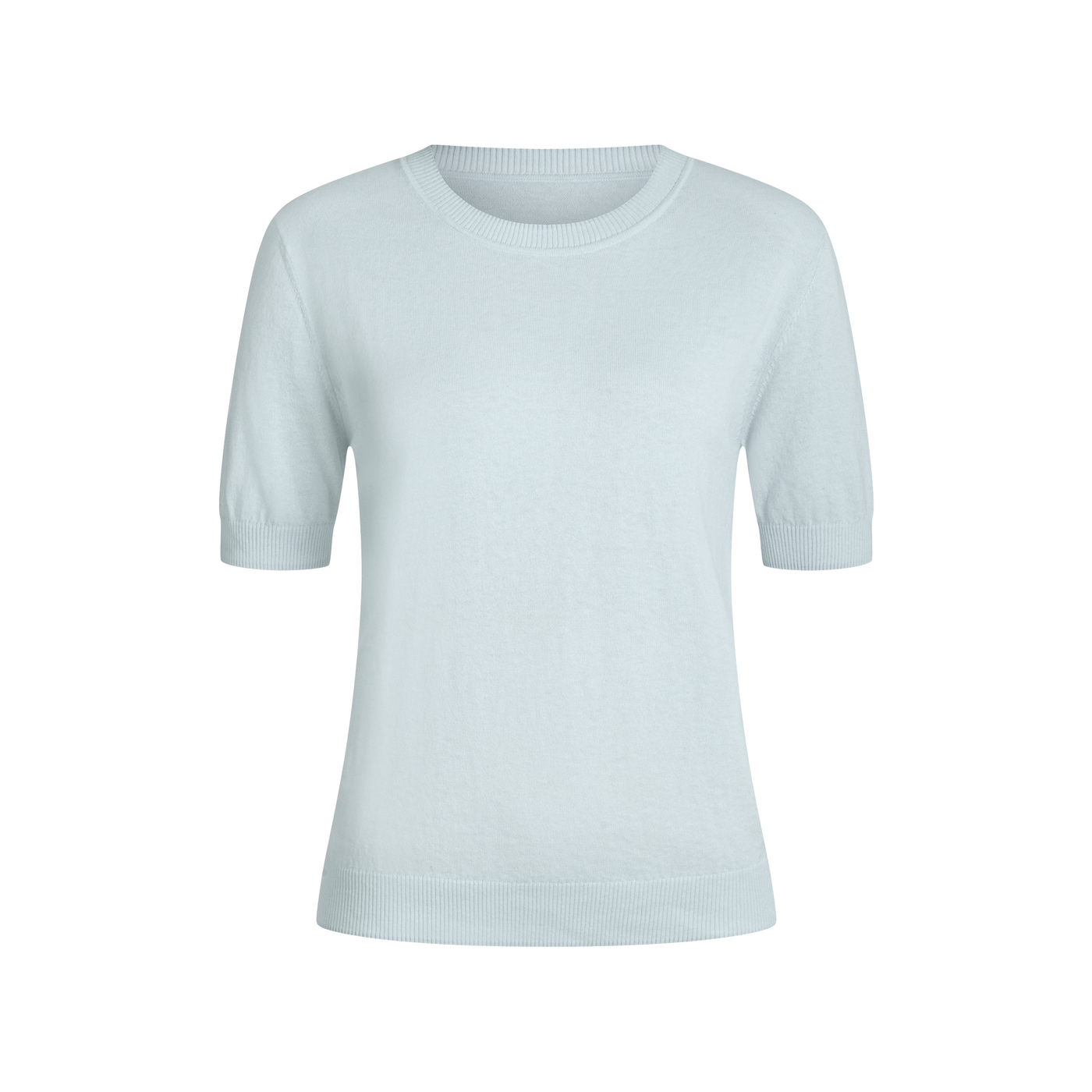 LLOYD Unisex T-SHIRT EN MAILLE À COL ROND Bleu XXL