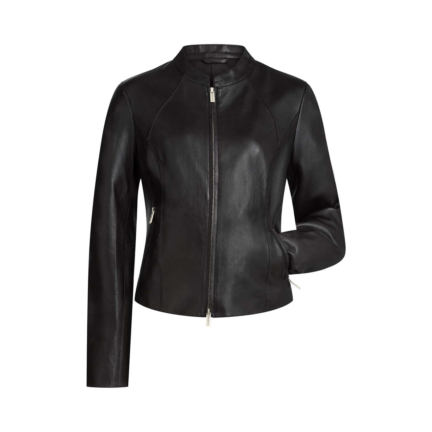 LLOYD Unisex VESTE EN CUIR ALVA Marron 46 Cuir lisse