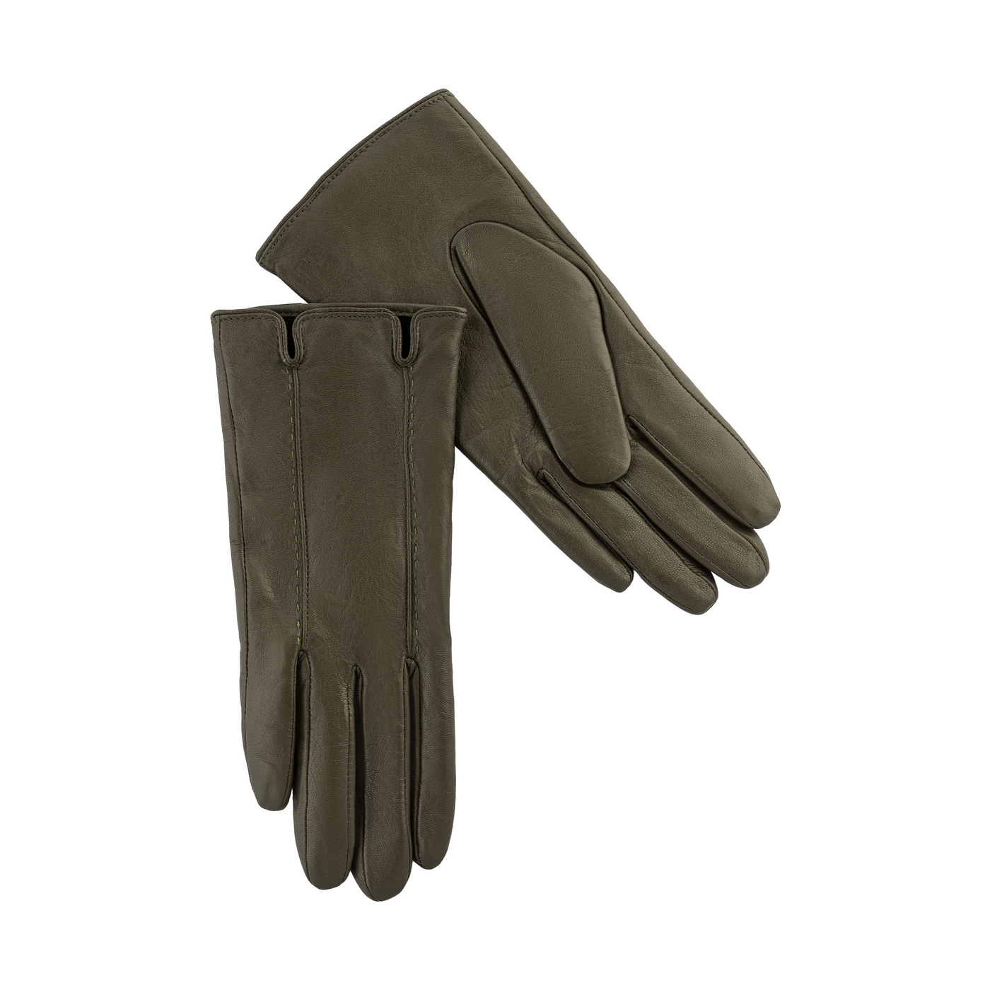 LLOYD Unisex GANTS Vert L Cuir lisse