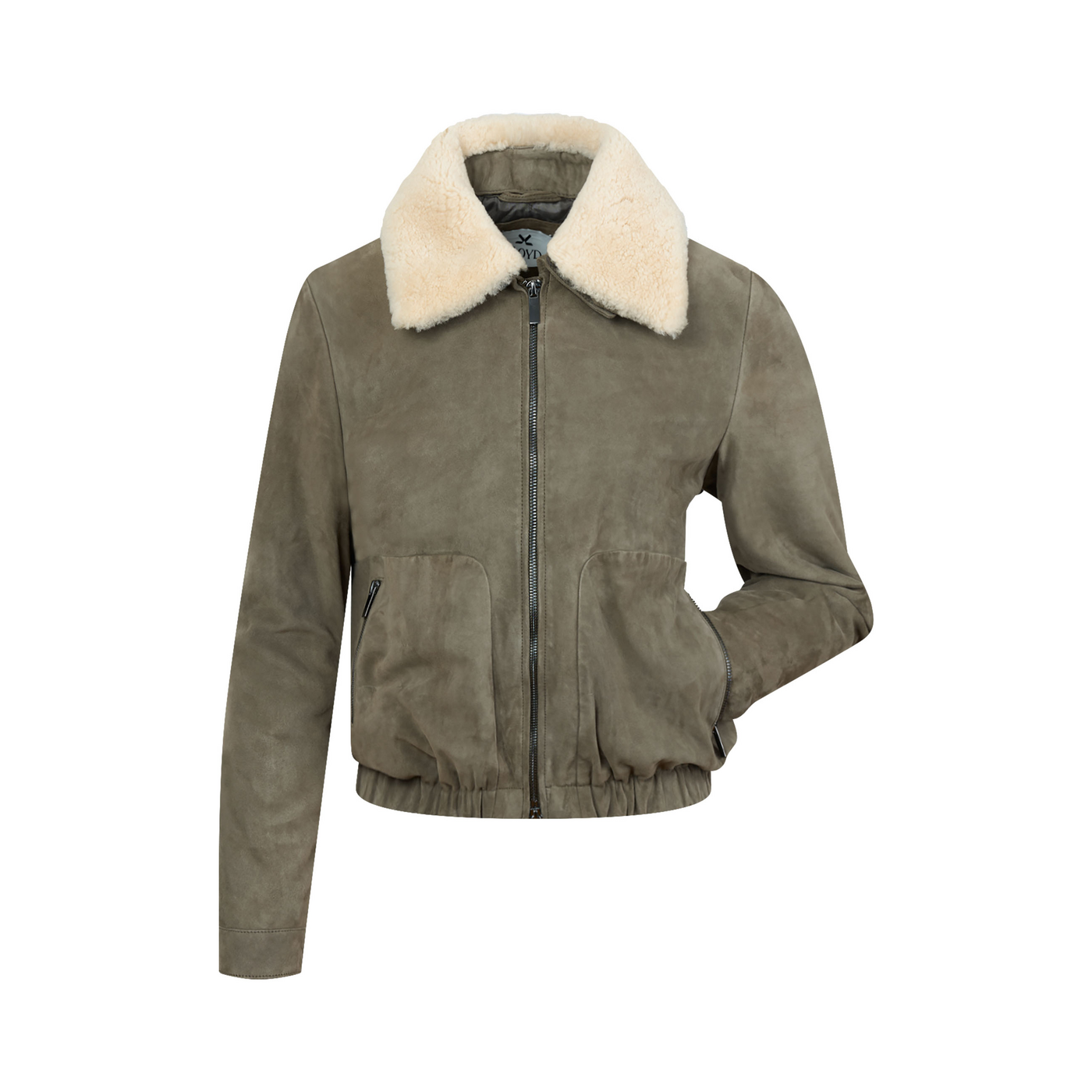 LLOYD 'KATRIN' Vestes; aus Cuir rugueux; Vert in 44